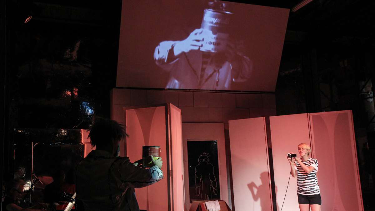 ANDY: A Popera combines video technology and theater. (Kimberly Paynter/WHYY)