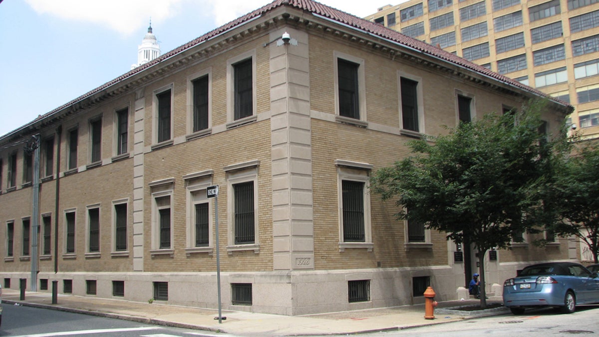  The Philadelphia City Morgue at 13th and Wood Streets (Image via PlanPhilly) 