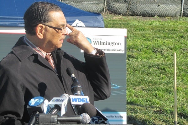 <p><p>"The green improvements at the Hay Road Plant represent another significant step towards building a more sustainable future for Wilmington residents," said Mayor Baker. (Mark Eichmann/WHYY)</p></p>
