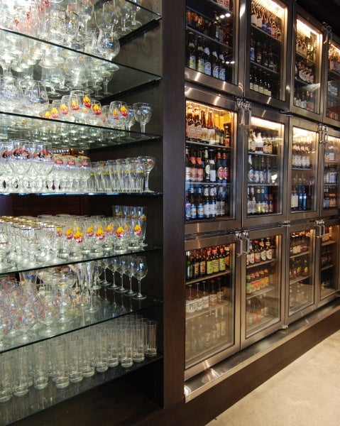 <p><p>A look at one of the beer fridges in the casino-hotel. (Photo courtesy of Revel Entertainment)</p></p>
