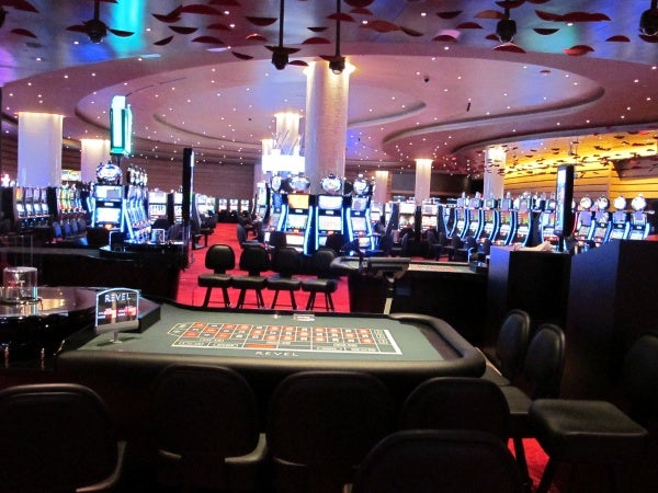 <p><p>A look at one of the tables at Revel. The new casino-hotel boasts 130,000 square feet of casino space. (Phil Gregory/WHYY)</p></p>
