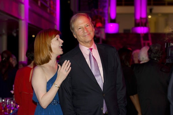 <p><p>Nancy Phillips and Lewis Katz, co-owner of the Philadelphia Inquirer, among the guests enjoy dancing to the Joe Sudler Orchestra after dinner (Photo courtesy of Susan Beard Design)</p></p>
