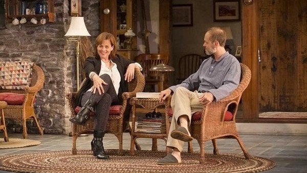  Sigourney Weaver and David Hyde Pierce in a scene from the current Broadway production of 