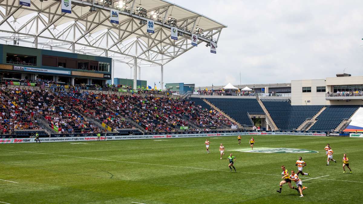 The Talen Energy Stadium was host to the Penn Mutual Collegiate Rugby Championship this weekend.