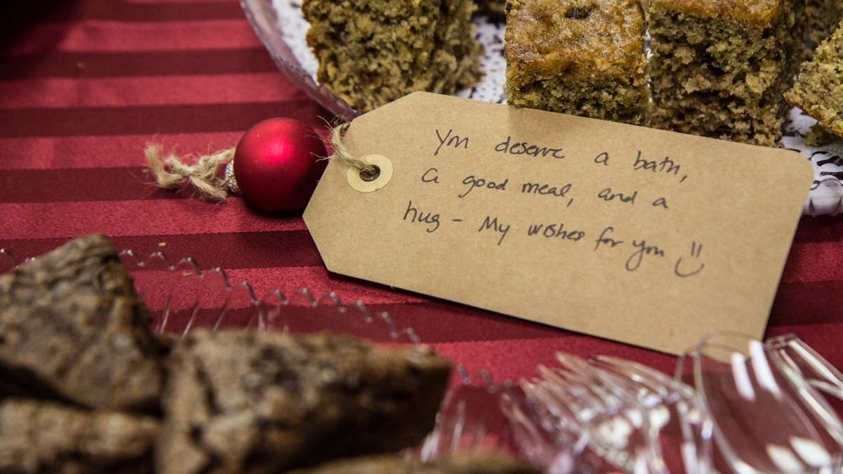 Richard Wright elementary teachers are gifted baked goods from supporters outside the city, and are decorated with supportive Christmas tags.