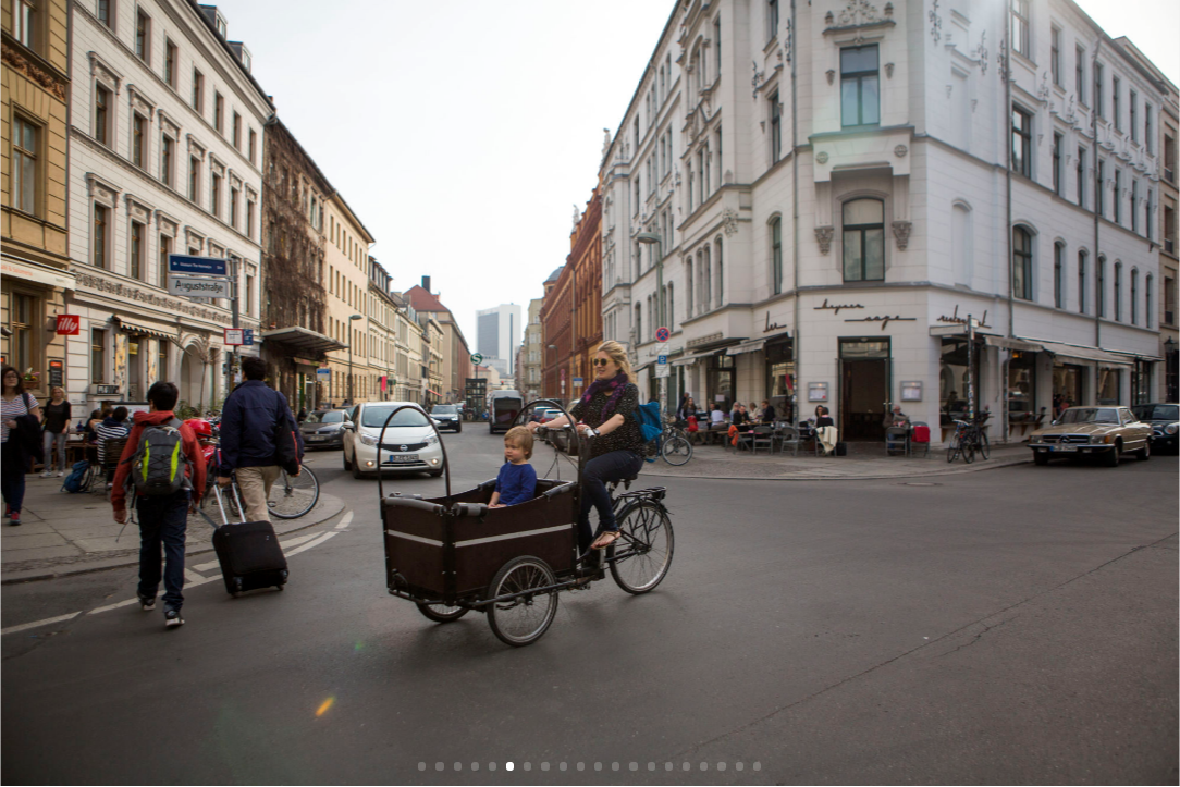 In Old Mitte, which used to be former East Berlin, many younger and wealthier families have moved in. (Jessica Kourkounis/For Keystone Crossroads)