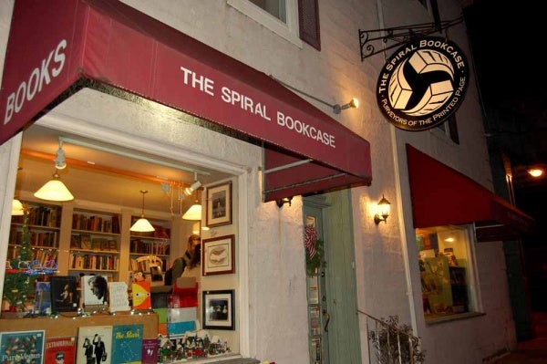 <p><p>The Spiral Bookcase, Manayunk's independent bookstore for new and used books, becomes the hub for The Spiral Salon, a new series featuring writers, artists, and musicians. (Anna Flint/for NewsWorks)</p></p>
