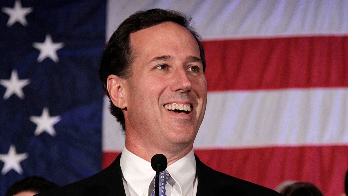Former Pennsylvania Sen. Rick Santorum speaks in Cranberry, Pa. (Jae C. Hong/AP Photo, file) 