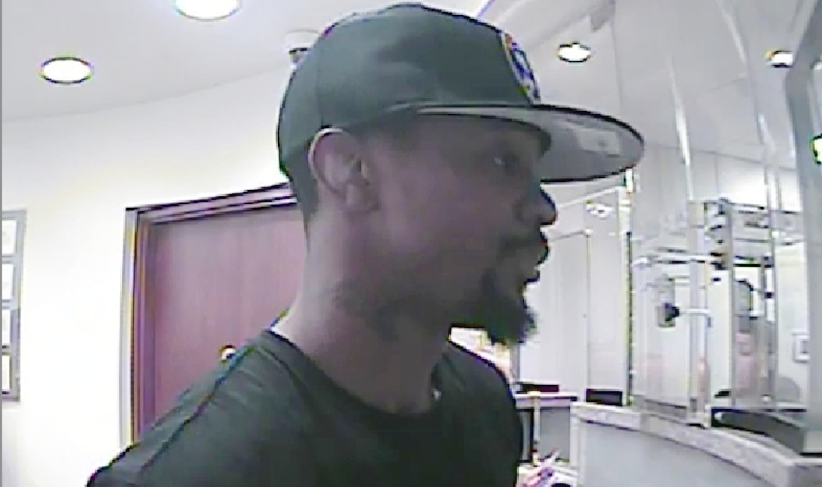  Photo of alleged robber Carl Goodwin from an Aramingo Avenue bank robbery. (Courtesy of the FBI) 
