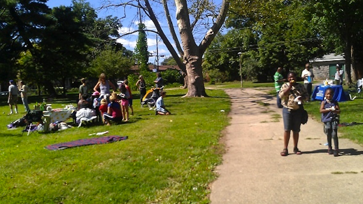  A view of the park during Vernon Park Family Fun Day last fall. (Courtesy of YahNe Ndgo Baker) 
