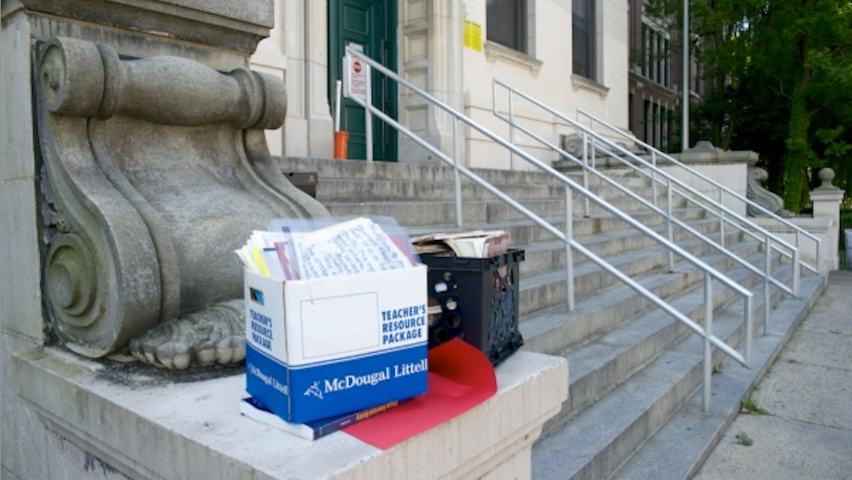  Less than three weeks after teachers packed up and moved out of Germantown High School, talks are underway for a new tenant. (Bas Slabbers/for NewsWorks) 