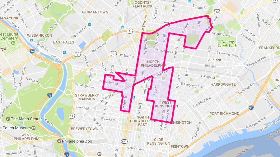  Pennsylvania's 197th Legislative District in North Philadelphia. (<a href=