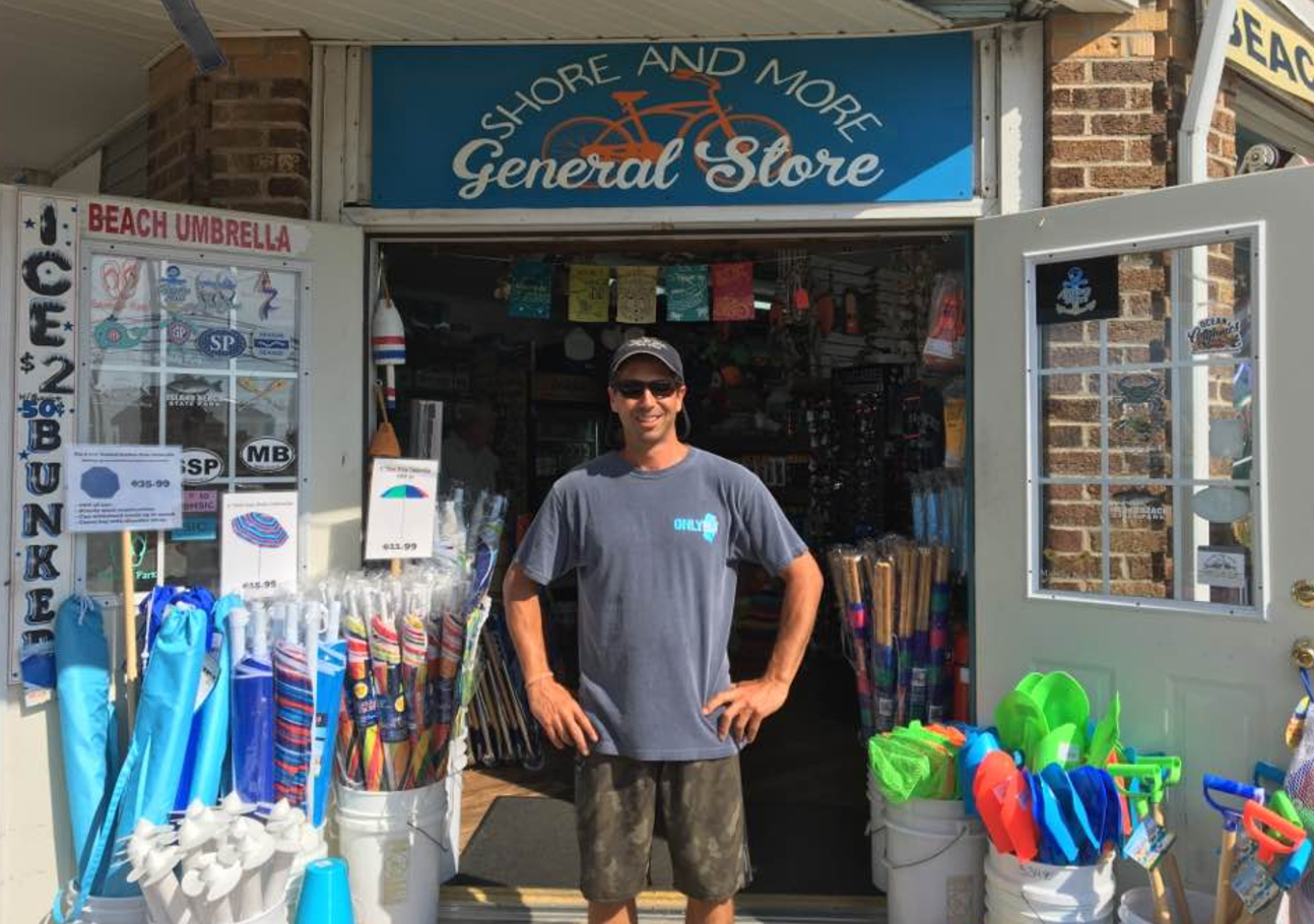  In Seaside Park, Shore and More General Store owner Dominick Solazzo says the ongoing Island Beach State Park closure has been tough on his business. (Image courtesy of Dominick Solazzo) 