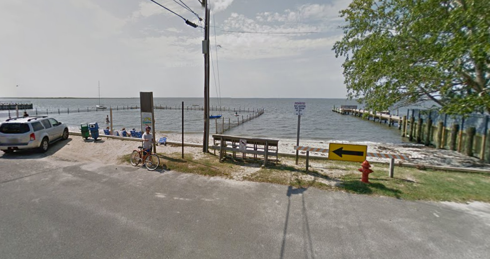 The New Jersey Avenue bay beach in Long Beach Township. (Google Maps) 