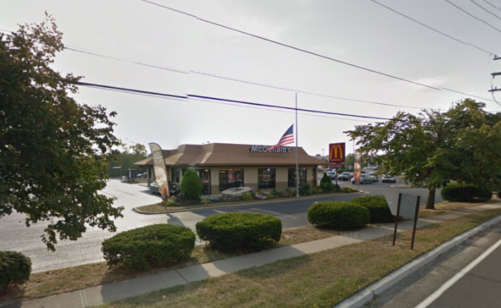  The McDonald's on Atlantic City Boulevard in Berkeley where two employees were attacked late Sunday evening. (Google image) 