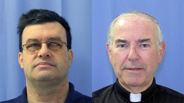  Philadelphia teacher Bernard Shero, left, and Rev. Charles Engelhardt have been sentenced to prison for child sexual abuse. (AP photos, file) 
