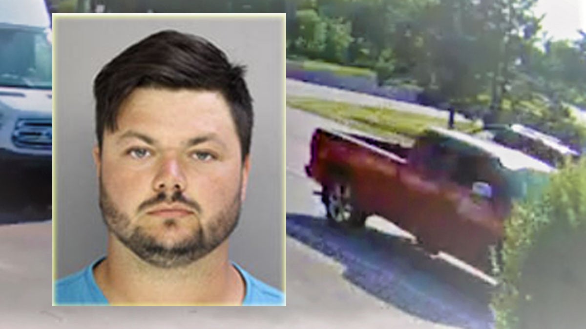  David Desper, 28, of Trainer, Pa., and the truck he was driving during the shooting (West Goshen PD) 