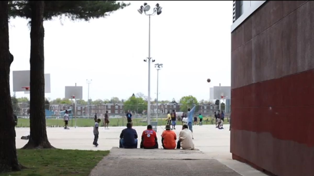  Simons Recreation Center in Germantown. (Brad Larrison/for NewsWorks) 