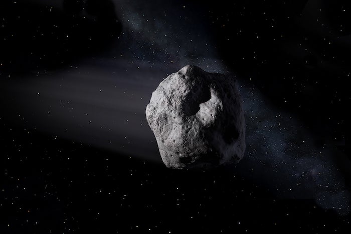 an asteroid