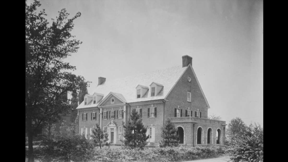 Sigma Nu fraternity house on Penn State Campus (Image courtesy of the Penn State University Archives)