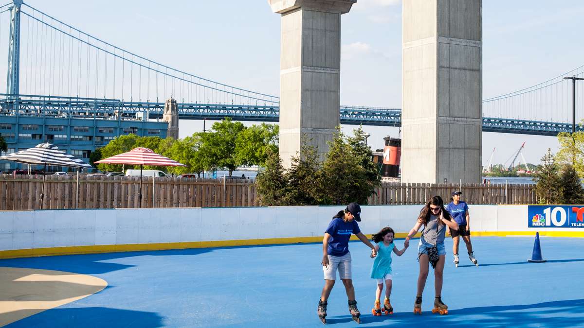 For the second year the River Rink is used for roller skating.