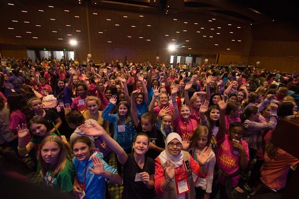 The Society of Women Engineers has a number of programs to help girls get more interested in the field. One will be presented during its world convention in Philadelphia this week (Image courtesy Society of Women Engineers)