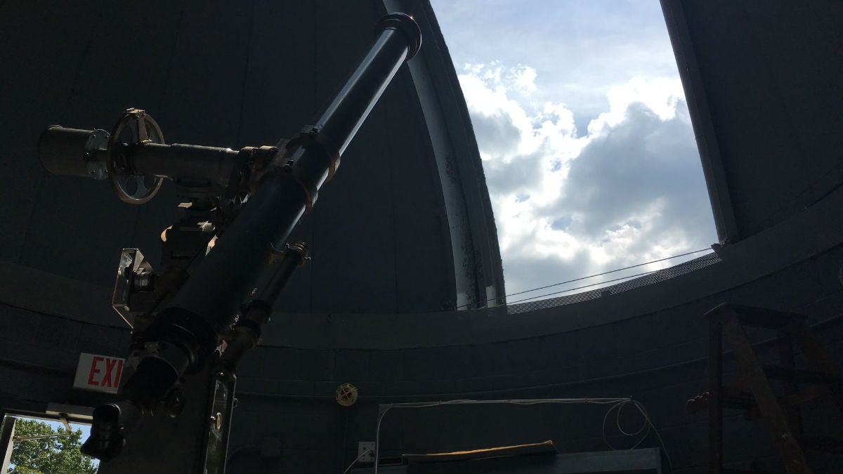 Mt. Cuba's historic telescope could inspire future astronomers during the solar eclipse. (Mark Eichmann/WHYY)