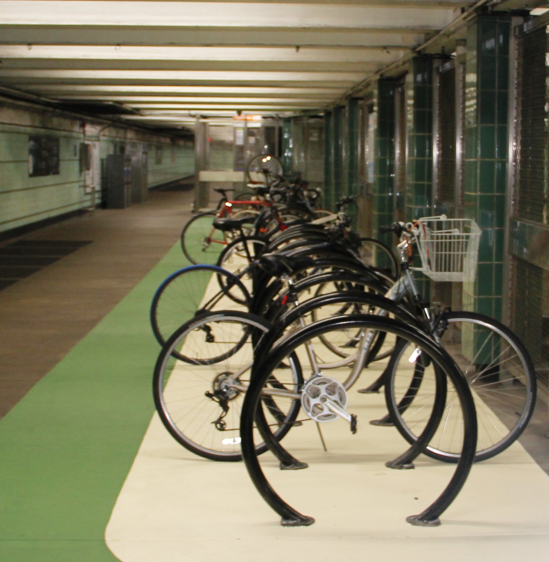  New bike racks installed at a SEPTA station (SEPTA) 