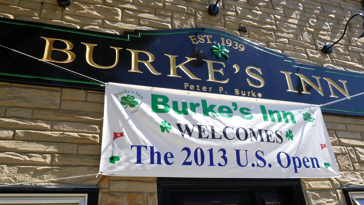  Some local businesses prepare for a boom in customers with the start of the U.S. Open Golf Championship in Ardmore, Pa. (Jennifer Lynn/WHYY)  