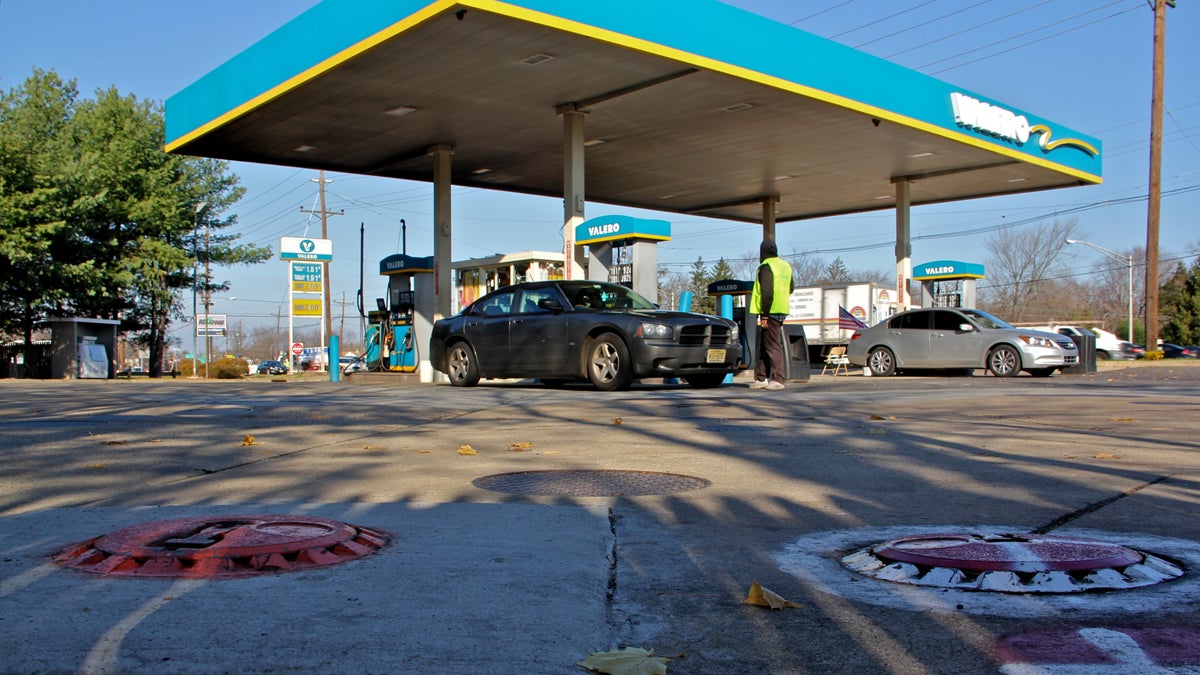  The ground under a Maple Shade gas station was contaminated by a fuel spill from underground storage tanks. (Emma Lee/WHYY) 