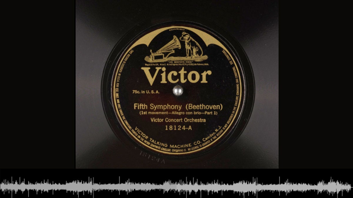  Record label from one of the records that has been uploaded to the Internet Archive. (Image archive.org) 