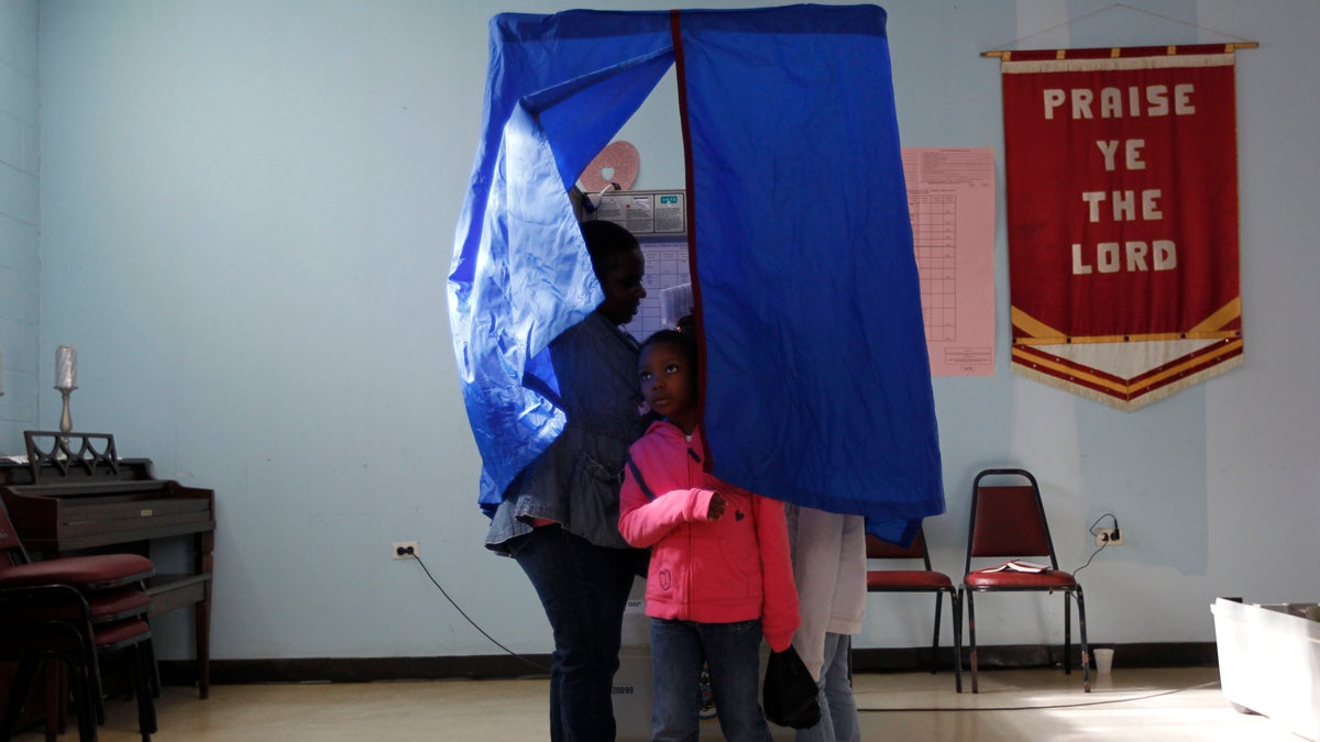 Voters in Pennsylvania's primary election in 2012. (Matt Rourke/AP Photo) 