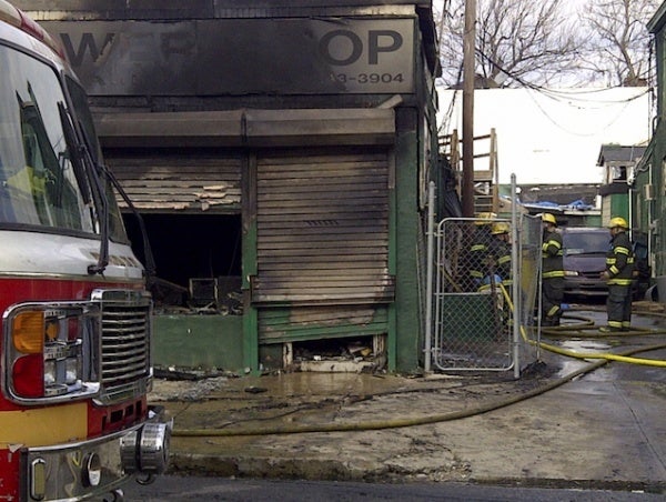<p><p>Though firefighters contained an overnight fire at Flowers By Janette quickly in February, the East Chelten Avenue store was decimated. (Brian Hickey/WHYY)</p></p>
