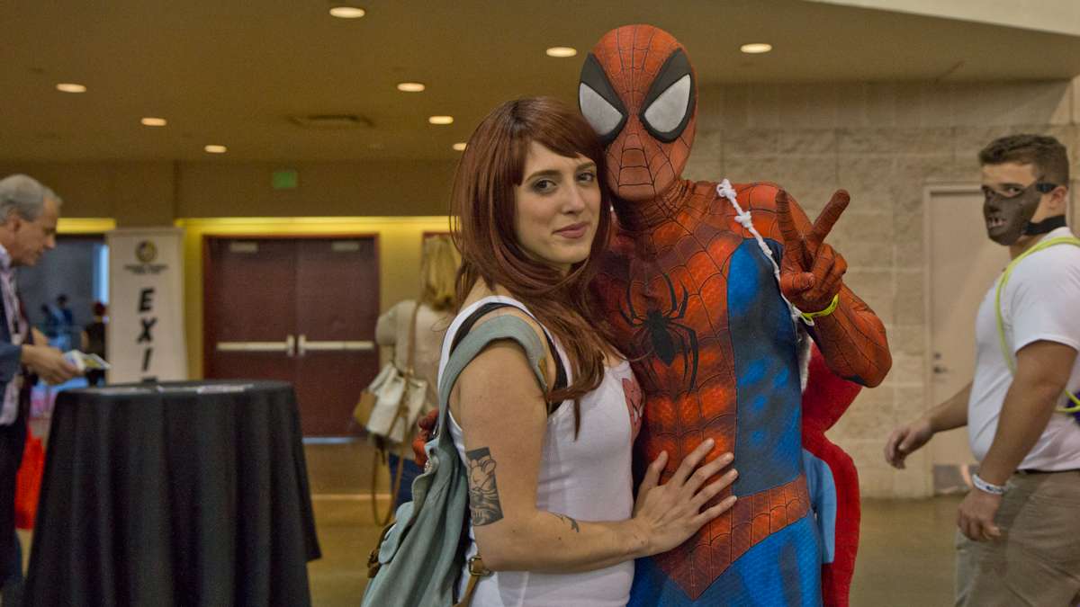 Marissa Touch as Mary Jane Watson, and Chuck Wintmrborne as Spiderman.