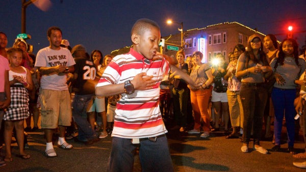  Ten-year-old Gabar Moody from West Oak Lane steals the show in one of the evening's spontaneous dance parties. (Bas Slabbers/for NewsWorks) 