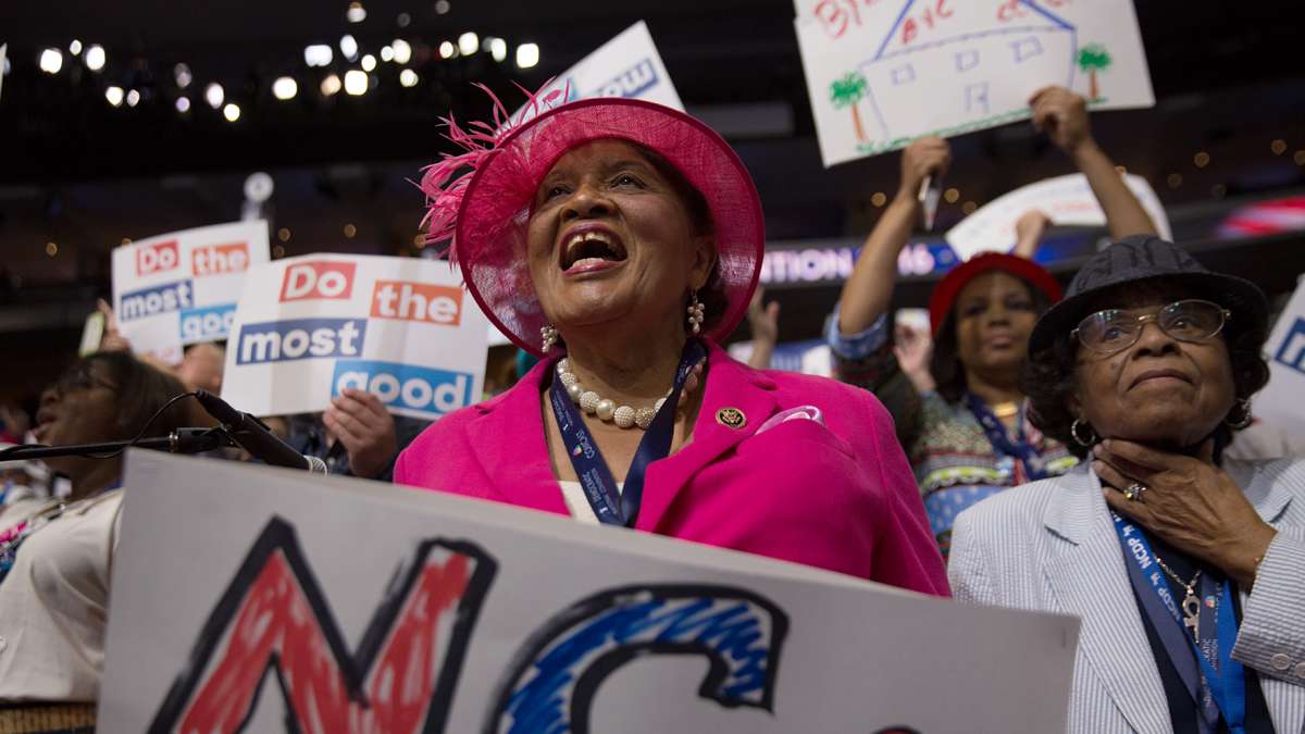 Congresswoman Alma Adams from 12th District in North Carolina said she knows a lot about being the ''first'' woman to achieve something. She said Clinton has done a lot for women and has created opportunities for women to move forward.
