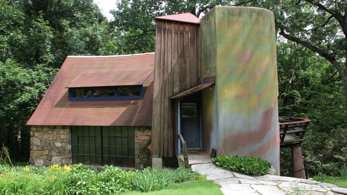 Wharton Esherick built his home and studio in Paoli according to his own designs, with the help of some friends. (Emma Lee/WHYY)