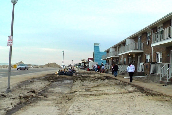 <p><p>This used to be the front lawn for the Belmar Terrace Apartments in Belmar, N.J. (Alan Tu/WHYY)</p></p>
