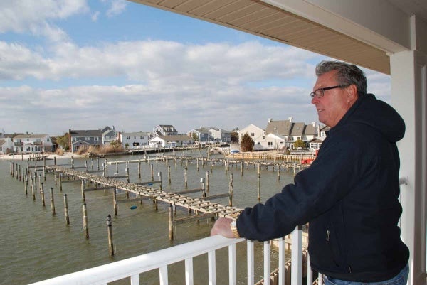 <p>Jimmy Ryan, owner of Harbour Yacht Club & Marina, said his facility will be ready in time for the start of boating season in April. (Sandy Levine/for NewsWorks)</p>
