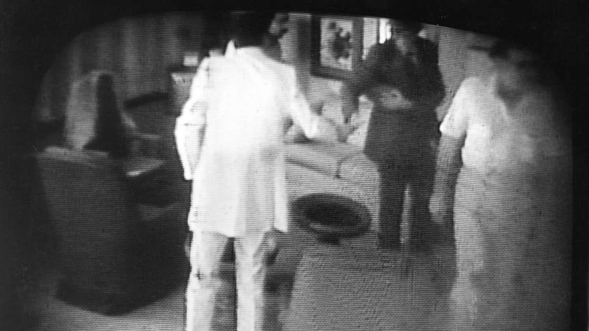 Photo taken from an NBC-TV monitor shows one of the videotapes made by undercover FBI agents during the Abscam political corruption probe. (AP Photo)