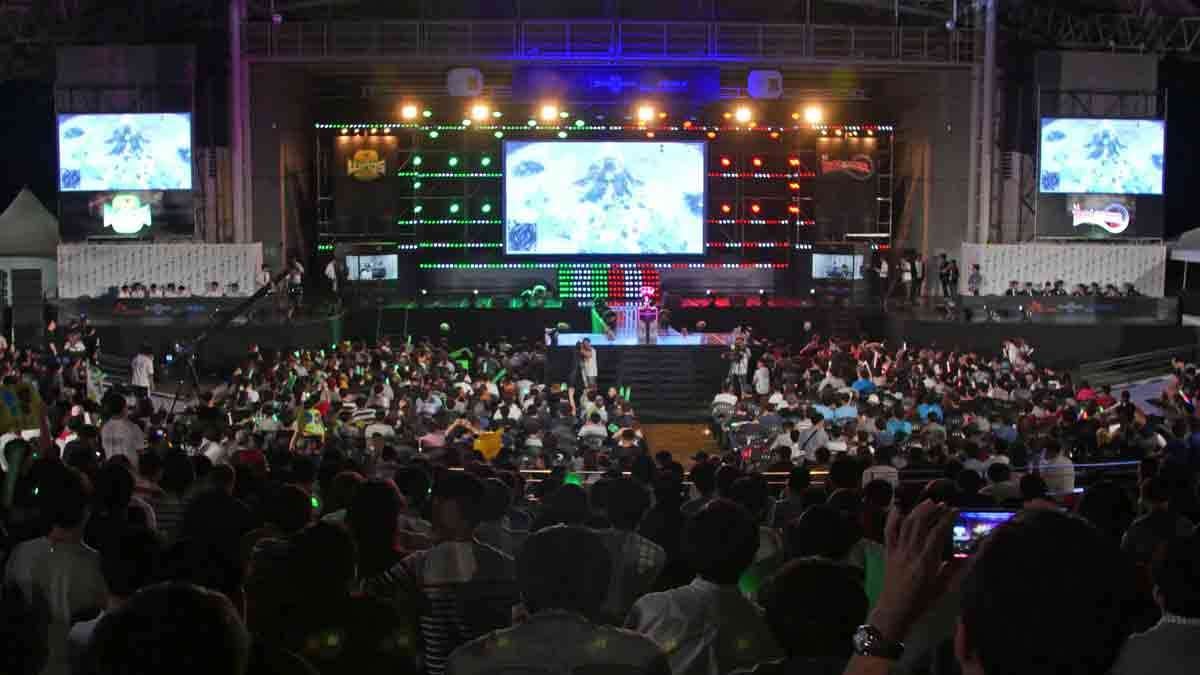 In this Sept. 3, 2016 photo, fans watch the 2016 SK Telecom StarCraft final match at in Seoul, South Korea. South Korea started the e-sports industry in the early 2000s, and it continues to be a world leader in competitive gaming. There are not only professional video game players, but also broadcasting channels and professional leagues for different kinds of games.