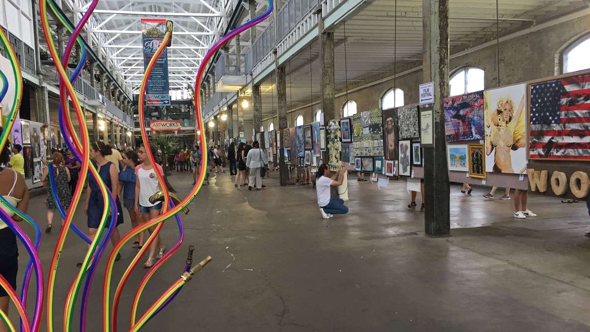 Art All Night in Trenton. (Alan Tu/WHYY)