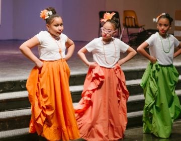  Students participate in a dance recital at Walter Cramp Elementary School in Philadelphia. (Mari Ma/Artist Year)  