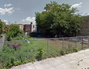 The future site of the Mamie Nichols Townhomes, 1400-1428 South Taylor Street, in Point Breeze, Philadelphia. (Google Maps)