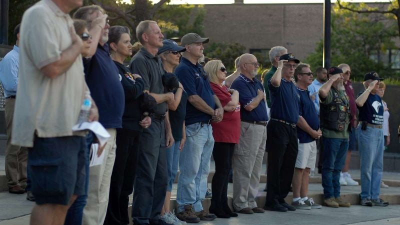 Ten Philadelphia soldiers missing in action are remembered during a ceremony marking the 30th anniversary of the Philadelphia Vietnam Memorial at Penn's Landing on Friday.