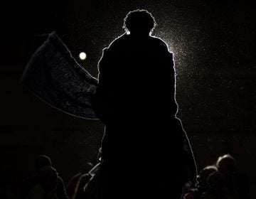 The Giant (bass-baritone James Osby Gwathney Jr.) performs in Opera Philadelphia's 