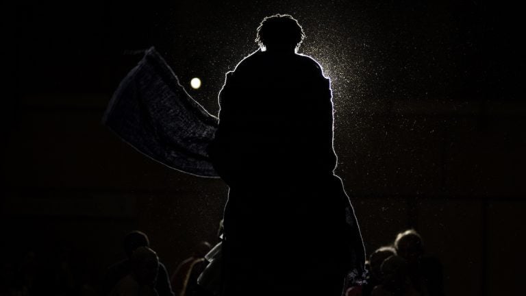 The Giant (bass-baritone James Osby Gwathney Jr.) performs in Opera Philadelphia's 