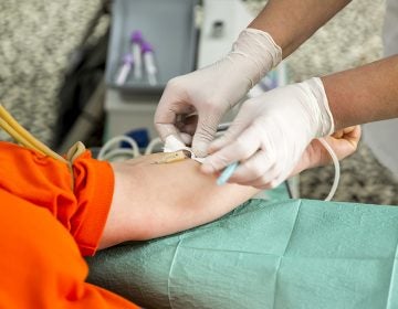 Donor gives blood (Courtesy of BigStockPhoto.com)