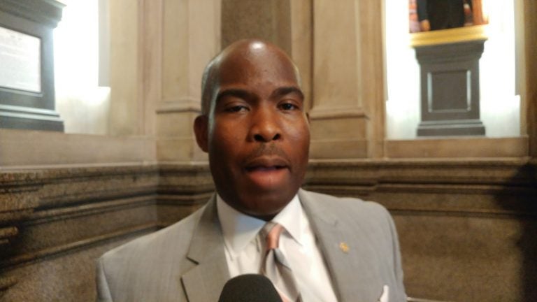 Councilman Derek Green has a package of bills aimed at ridding Philadelphia of archaic rules and regulations.(Tom MacDonald, WHYY)