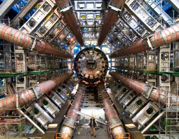 The Large Hadron Collider is a particle accelerator that made headlines in 2012 after scientists found a new particle, and won the Nobel Prize in Physics in 2013. That experiment is one of many in physics that rely on liquid helium to function. (Maximilien Brice/CERN)